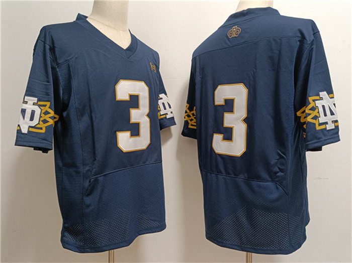 Men's Notre Dame Fighting Irish #3 Joe Montana Navy Limited Stitched Jersey Men's Notre Dame Fighting Irish #3 Joe Montana Navy Limited Stitched Jersey