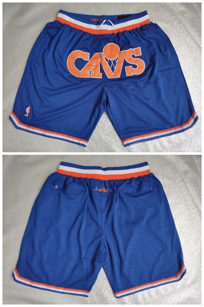 Men's Cleveland Cavaliers Blue Shorts(Run Small) Men's Cleveland Cavaliers Blue Shorts(Run Small)