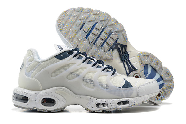 Men's Hot Sale Running Weapon Air Max TN White Shoes 0223