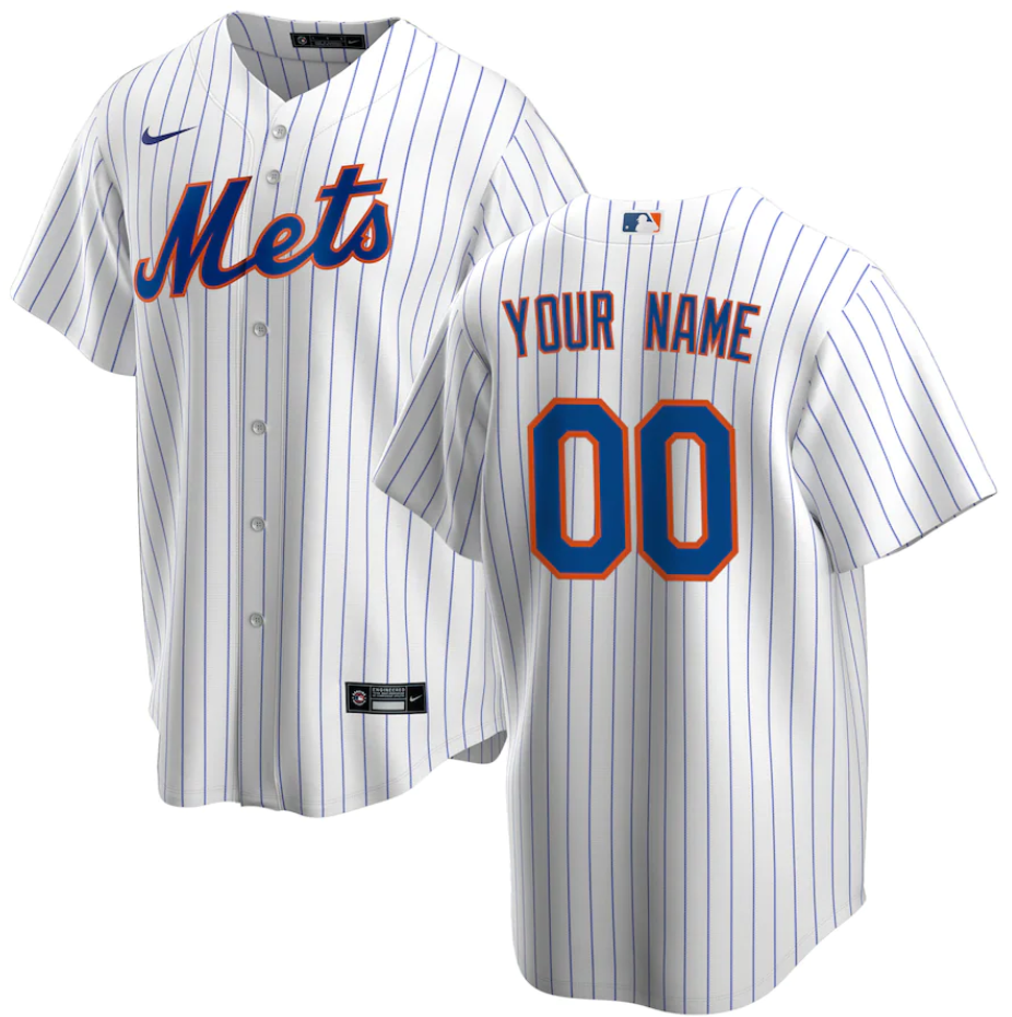 Youth New York Mets Active Player Custom White Cool Base Stitched Baseball Jersey Youth New York Mets Active Player Custom White Cool Base Stitched Baseball Jersey