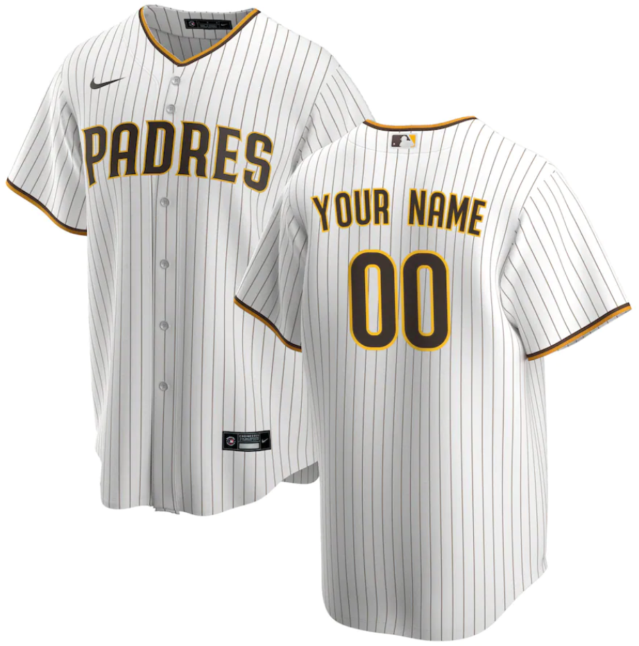 Youth San Diego Padres Active Player Custom White Cool Base Stitched Baseball Jersey Youth San Diego Padres Active Player Custom White Cool Base Stitched Baseball Jersey