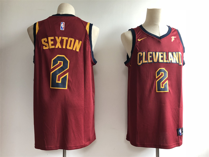 Men's Cleveland Cavaliers #2 Collin Sexton Red Swingman Stitched NBA Jersey Men's Cleveland Cavaliers #2 Collin Sexton Red Swingman Stitched NBA Jersey