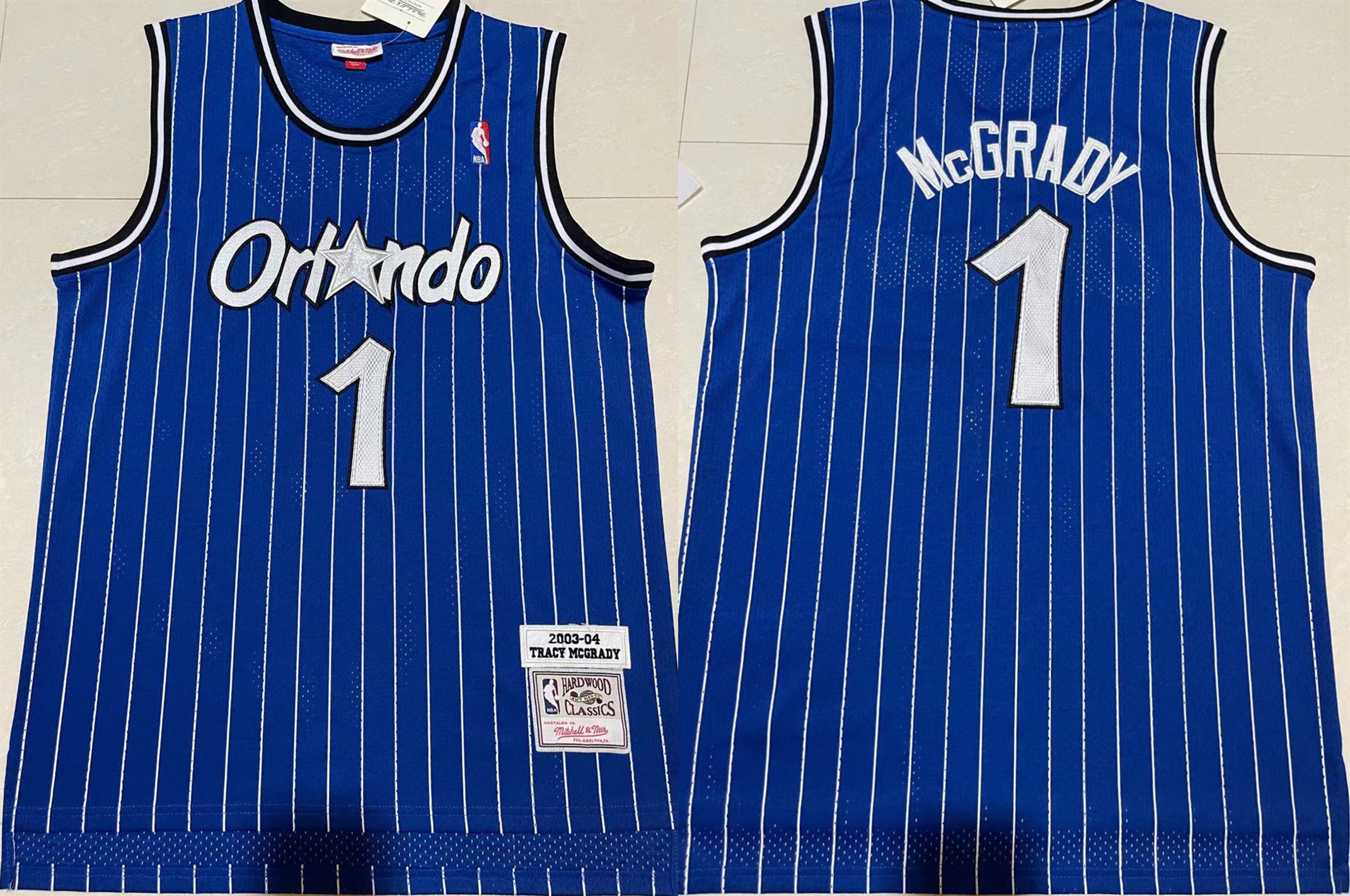 Men's Orlando Magic #1 Tracy McGrady Blue Stitched Jersey Men's Orlando Magic #1 Tracy McGrady Blue Stitched Jersey