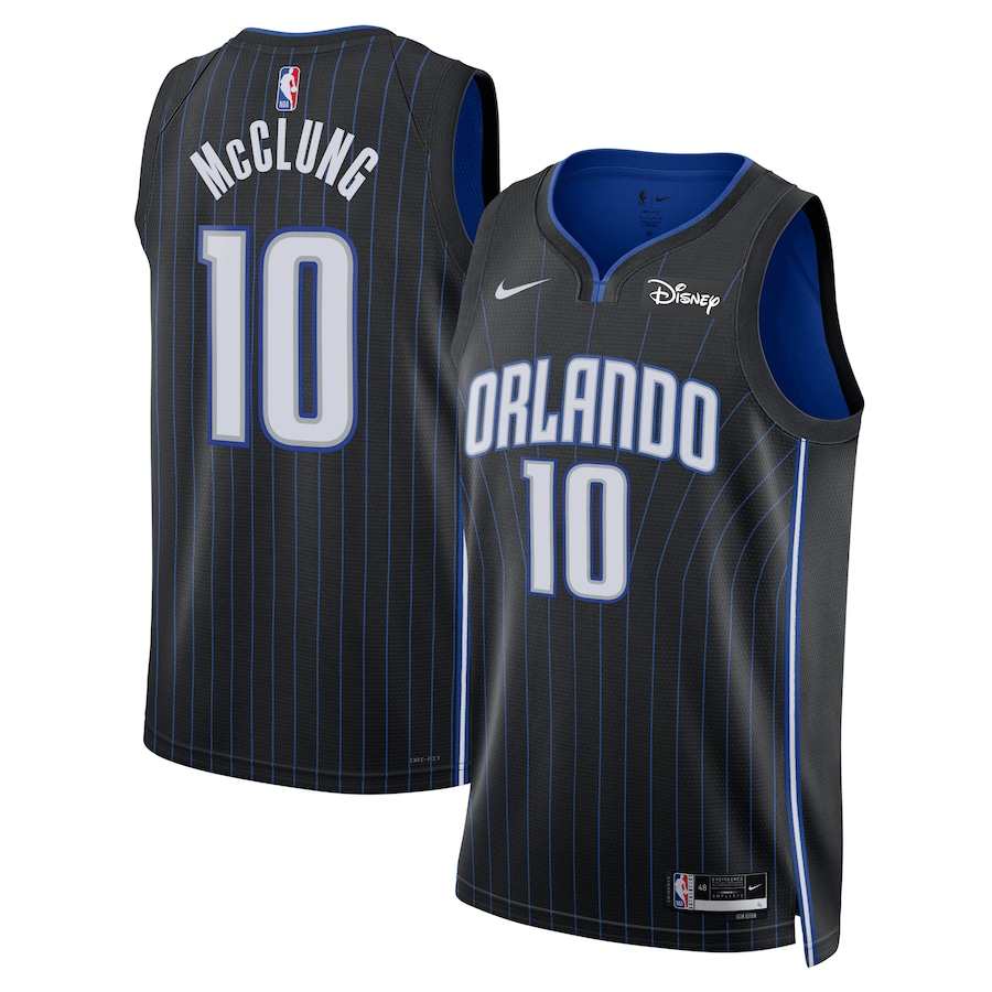 Men's Orlando Magic #10 Mac McClung Black 2024 Draft Icon Edition Stitched Basketball Jersey Men's Orlando Magic #10 Mac McClung Black 2024 Draft Icon Edition Stitched Basketball Jersey