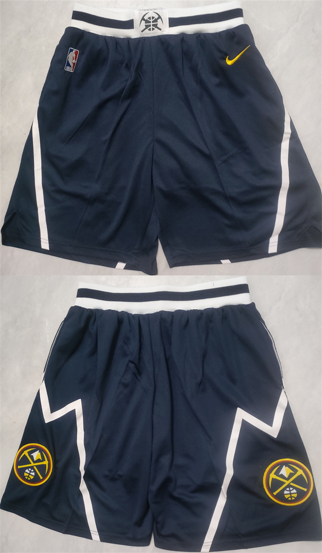 Men's Denver Nuggets Navy Shorts (Run Small) Men's Denver Nuggets Navy Shorts (Run Small)