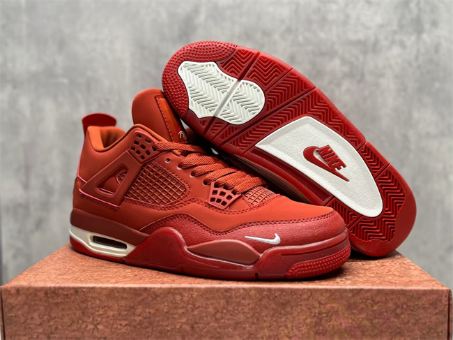 Men's Hot Sale Running weapon Air Jordan 4 Red Shoes 0232 Men's Hot Sale Running weapon Air Jordan 4 Red Shoes 0232