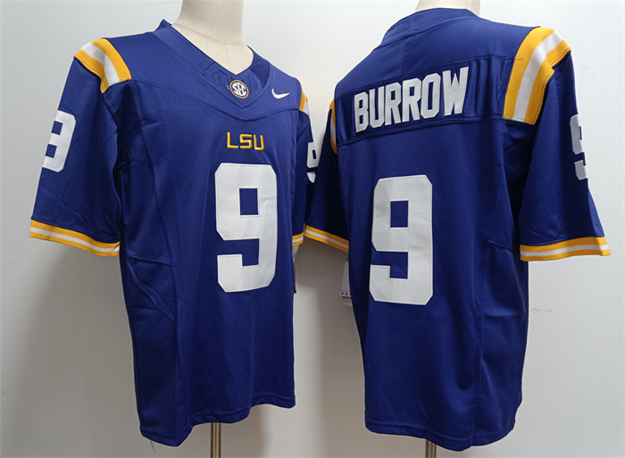 Men's LSU Tigers #9 Joe Burreaux Purple 2023 Stitched Baseball Jersey Men's LSU Tigers #9 Joe Burreaux Purple 2023 Stitched Baseball Jersey