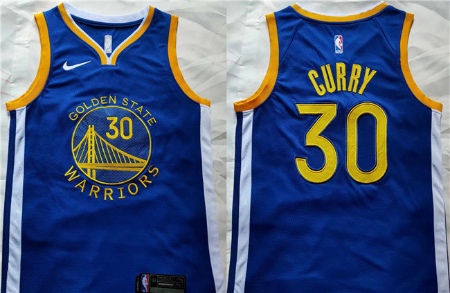 Men's Golden State Warriors #30 Stephen Curry Blue Stitched Basketball Jersey Men's Golden State Warriors #30 Stephen Curry Blue Stitched Basketball Jersey