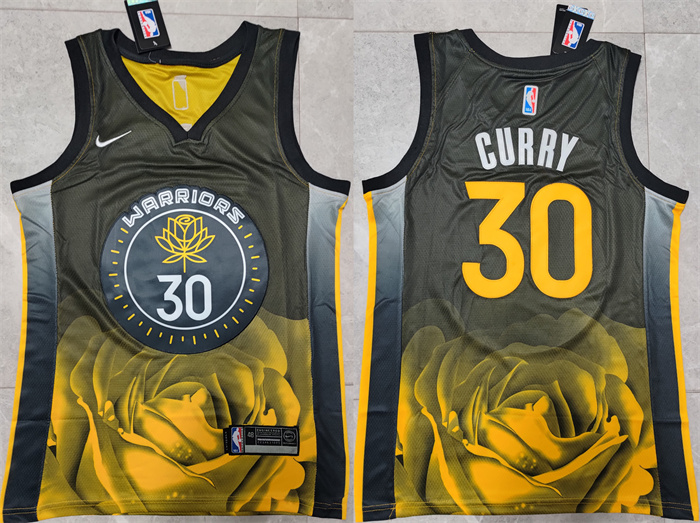 Men's Golden State Warriors #30 Stephen Curry 2022/2023 Black City edition Stitched Basketball Jersey Men's Golden State Warriors #30 Stephen Curry 2022/2023 Black City edition Stitched Basketball Jersey