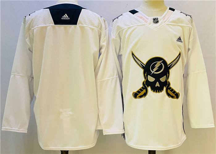 Men's Tampa Bay Lightning Blank White Stitched Jersy Men's Tampa Bay Lightning Blank White Stitched Jersy