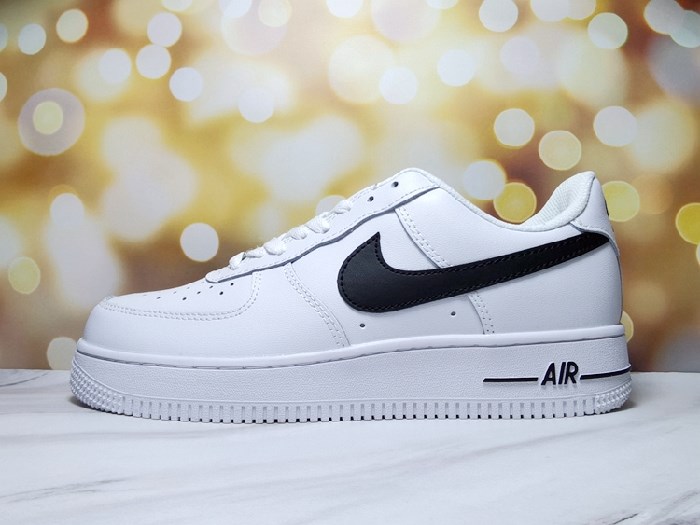 Men's Air Force 1 Low White/Black Shoes 0190 Men's Air Force 1 Low White/Black Shoes 0190