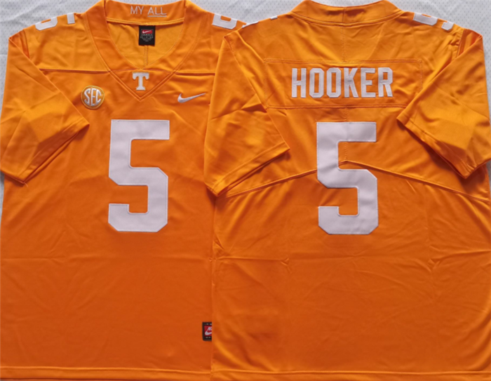 Tennessee Volunteers #5 HOOKER Orange Stitched Jersey Tennessee Volunteers #5 HOOKER Orange Stitched Jersey