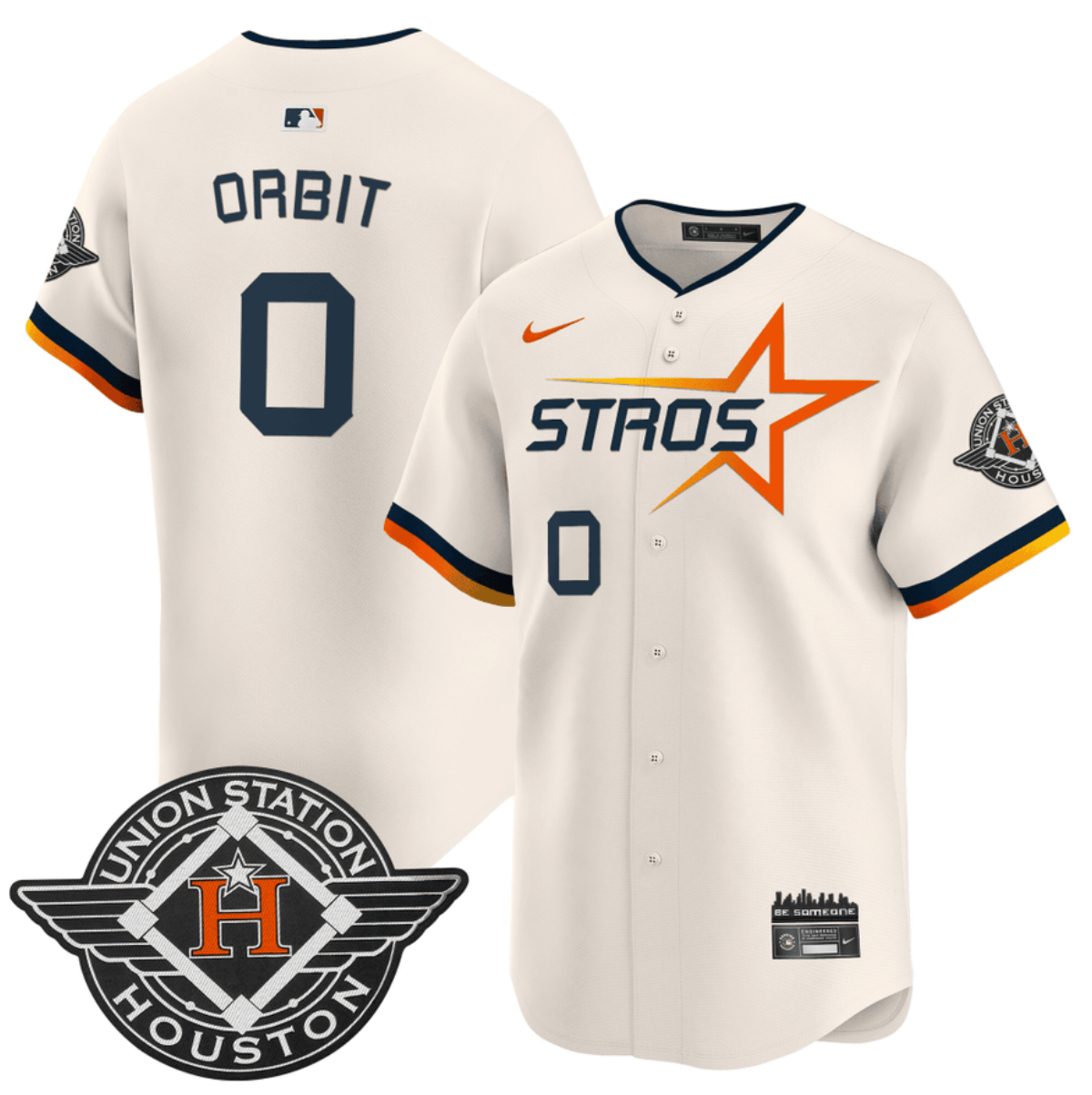 Men's Houston Astros #0 Kaleb Ort Cream 2025 City Connect Limited Stitched Baseball Jersey Men's Houston Astros #0 Kaleb Ort Cream 2025 City Connect Limited Stitched Baseball Jersey