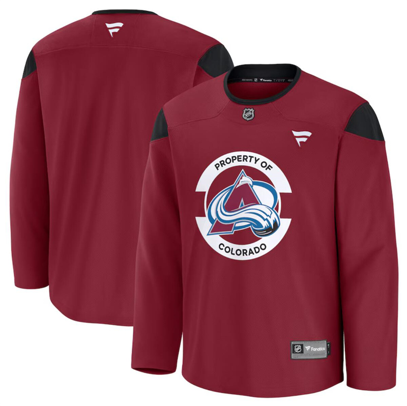 Men's Colorado Avalanche Burgundy 2024-25 Team Practice Stitched Jersey Men's Colorado Avalanche Burgundy 2024-25 Team Practice Stitched Jersey