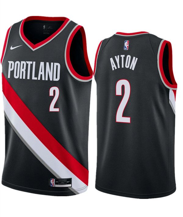 Men's Portland Trail Blazers #2 Deandre Ayton Red 2023 Statement Edition Stitched Basketball Jersey Men's Portland Trail Blazers #2 Deandre Ayton Red 2023 Statement Edition Stitched Basketball Jersey