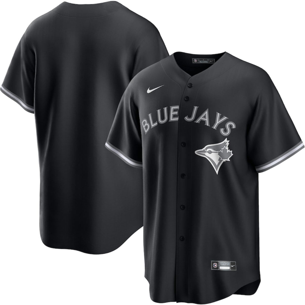 Men's Toronto Blue Jays Blank Black Lights Out Limited Stitched Baseball Jersey Men's Toronto Blue Jays Blank Black Lights Out Limited Stitched Baseball Jersey