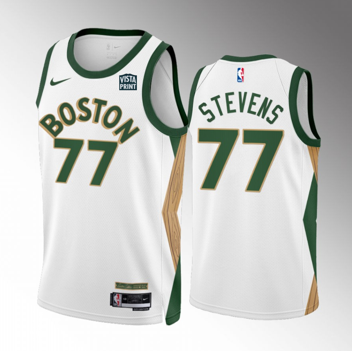 Men's Boston Celtics #77 Lamar Stevens White 2023/24 City Edition Stitched Basketball Jersey Men's Boston Celtics #77 Lamar Stevens White 2023/24 City Edition Stitched Basketball Jersey
