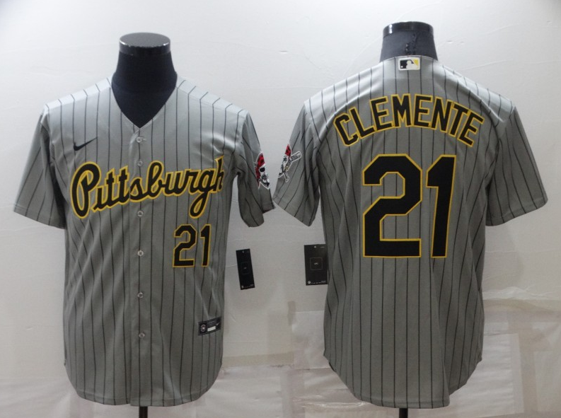 Men's Pittsburgh Pirates ACTIVE PLAYER Custom Dark Grey Cool Base Stitched Jersey Men's Pittsburgh Pirates ACTIVE PLAYER Custom Dark Grey Cool Base Stitched Jersey