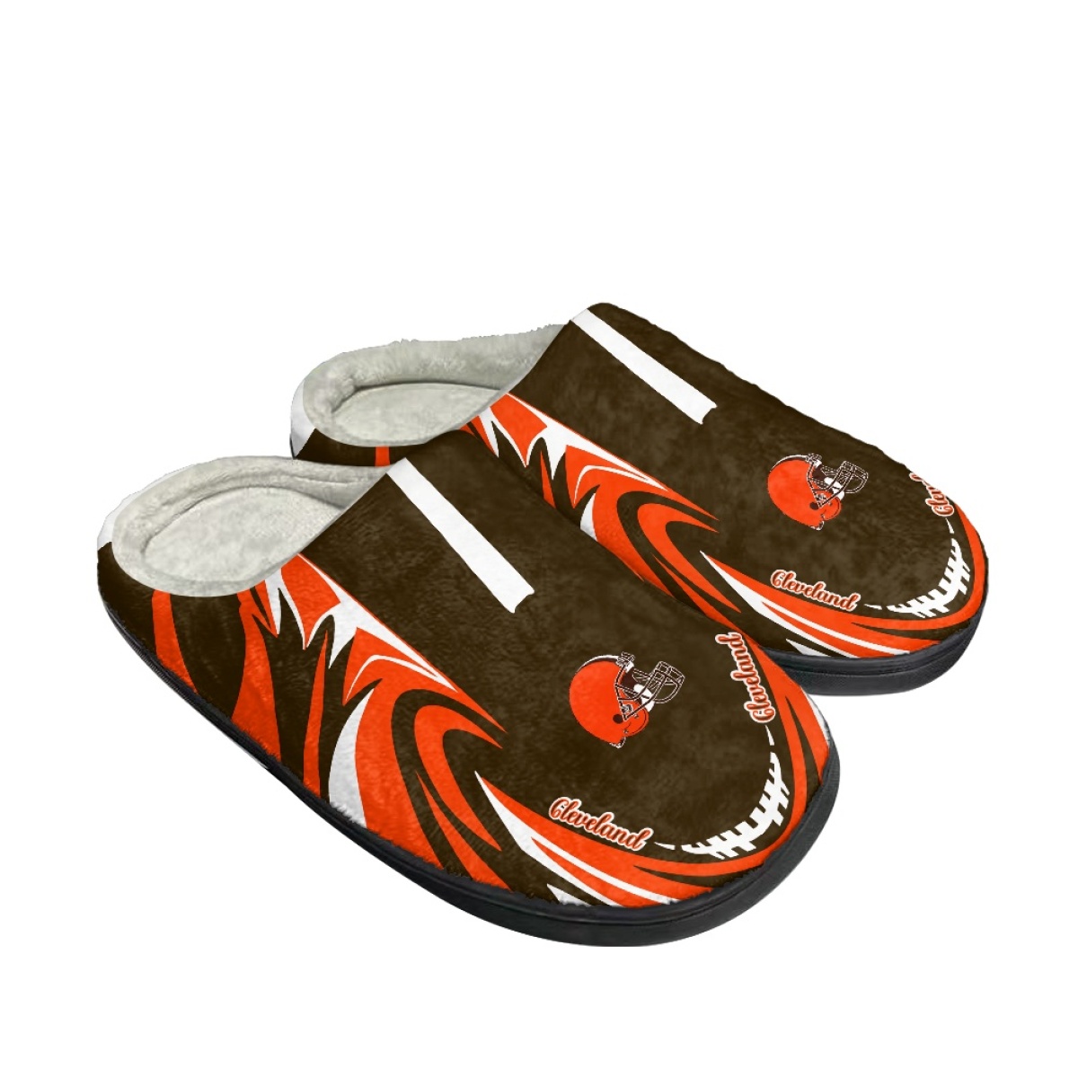 Men's Cleveland Browns Slippers/Shoes 004 Men's Cleveland Browns Slippers/Shoes 004
