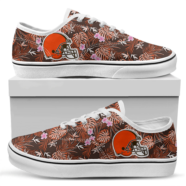 Men's Cleveland Browns Vans Low Top Sneakers Men's Cleveland Browns Vans Low Top Sneakers