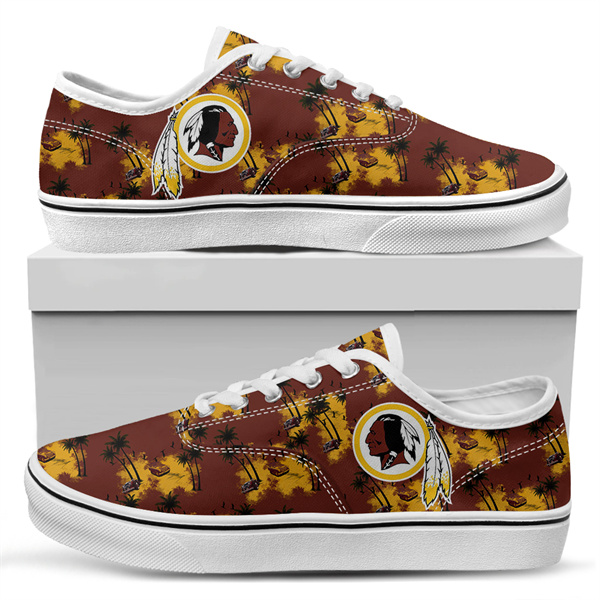 Men's Washington Football Team Vans Low Top 010