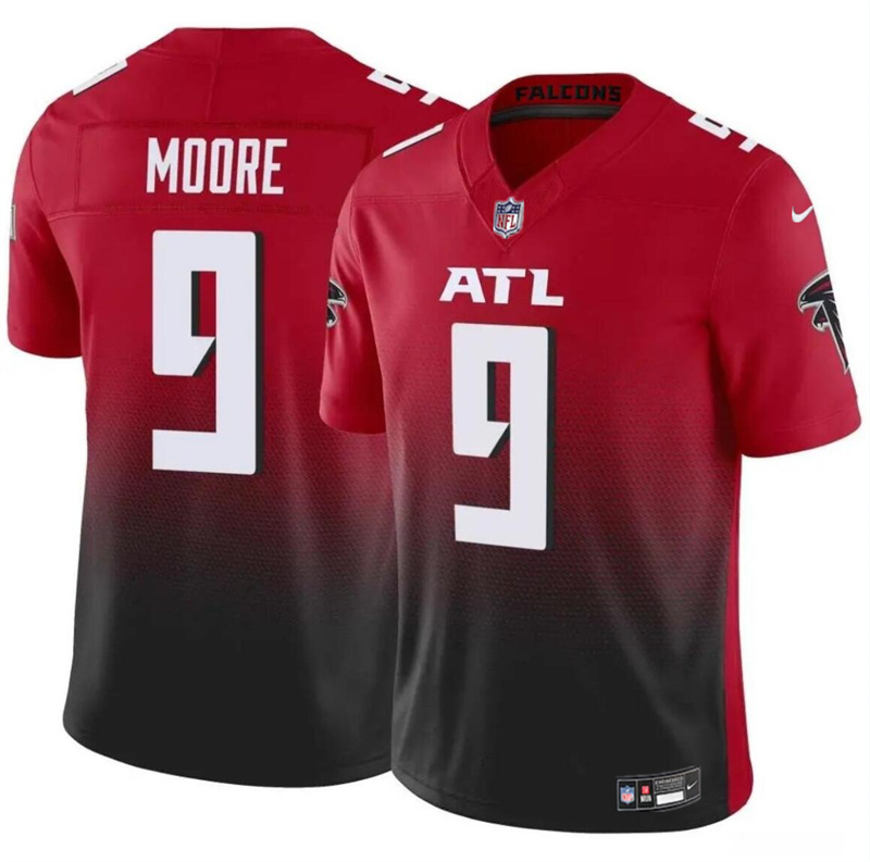 Youth Atlanta Falcons #9 Rondale Moore Red/Black 2023 F.U.S.E Vapor Untouchable Limited Stitched Football Jersey Youth Atlanta Falcons #9 Rondale Moore Red/Black 2023 F.U.S.E Vapor Untouchable Limited Stitched Football Jersey