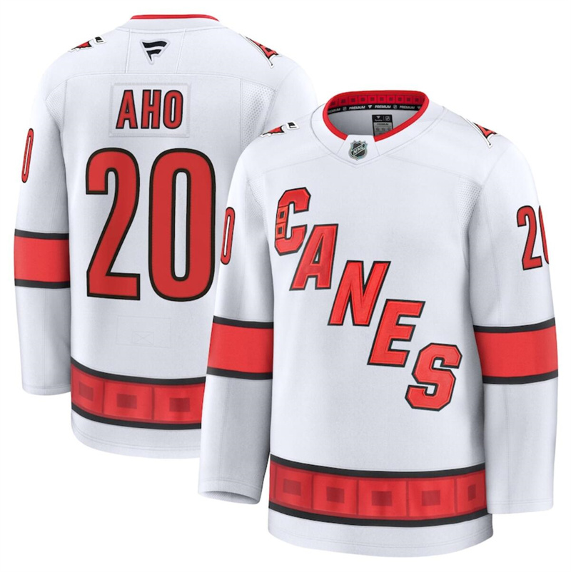 Men's Carolina Hurricanes Active Player Custom White 2024-25 Away Stitched Hockey Jersey Men's Carolina Hurricanes Active Player Custom White 2024-25 Away Stitched Hockey Jersey