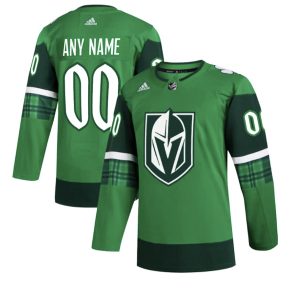 Men's Vegas Golden Knights Green 2020 St. Patrick's Day Jersey