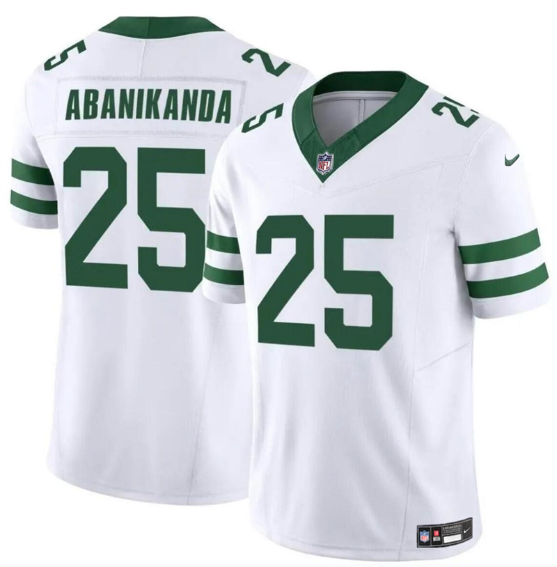 Youth New York Jets #25 Israel Abanikanda White 2024 F.U.S.E. Vapor Limited Stitched Jersey Youth New York Jets #25 Israel Abanikanda White 2024 F.U.S.E. Vapor Limited Stitched Jersey