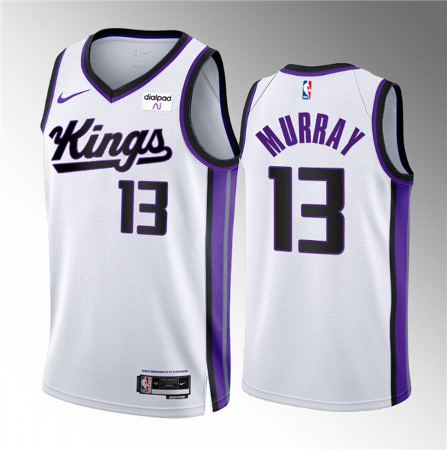 Men's Sacramento Kings #13 Keegan Murray White 2023/24 Association Edition Swingman Stitched Basketball Jersey Men's Sacramento Kings #13 Keegan Murray White 2023/24 Association Edition Swingman Stitched Basketball Jersey