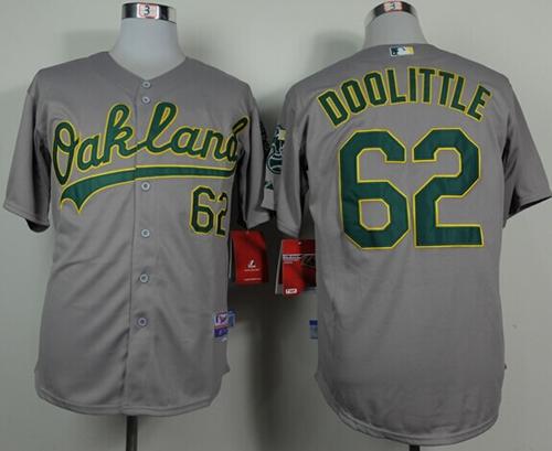 Athletics #62 Sean Doolittle Grey Cool Base Stitched MLB Jersey Athletics #62 Sean Doolittle Grey Cool Base Stitched MLB Jersey