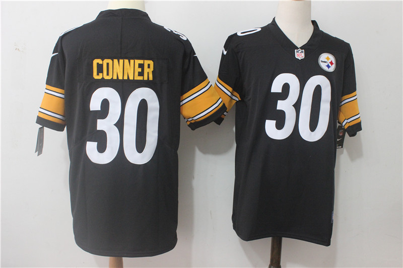Men's Nike Pittsburgh Steelers #30 James Conner Black Team Color Stitched NFL Vapor Untouchable Limited Jersey Men's Nike Pittsburgh Steelers #30 James Conner Black Team Color Stitched NFL Vapor Untouchable Limited Jersey