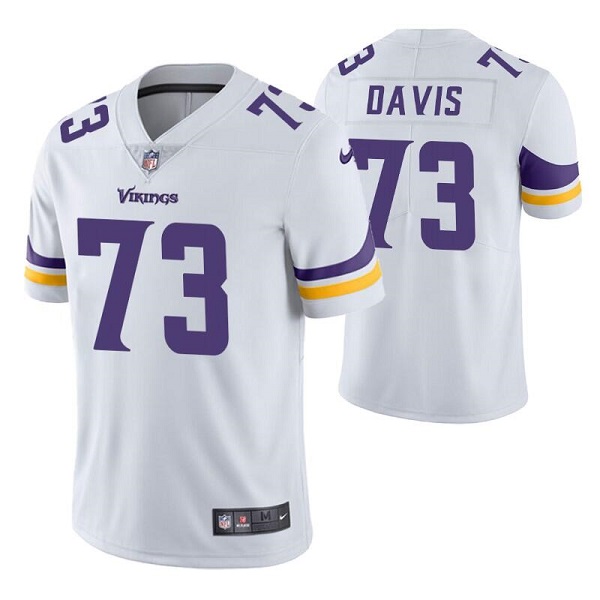 Men's Minnesota Vikings #73 Jesse Davis White Vapor Untouchable Stitched Jersey Men's Minnesota Vikings #73 Jesse Davis White Vapor Untouchable Stitched Jersey Men's Minnesota Vikings #73 Jesse Davis White Vapor Untouchable Stitched Jersey Men's Minnesota Vikings #73 Jesse Davis White Vapor Untouchable Stitched Jersey