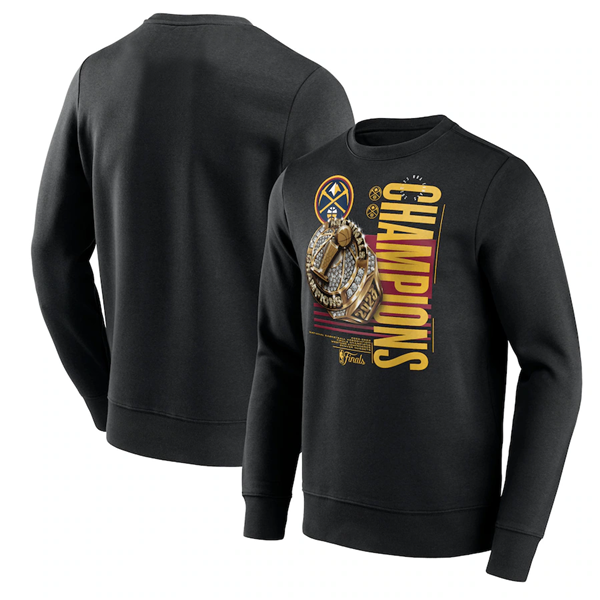 Men's Denver Nuggets Black 2023 Finals Champions Locker Room Long Sleeve T-Shirt Men's Denver Nuggets Black 2023 Finals Champions Locker Room Long Sleeve T-Shirt