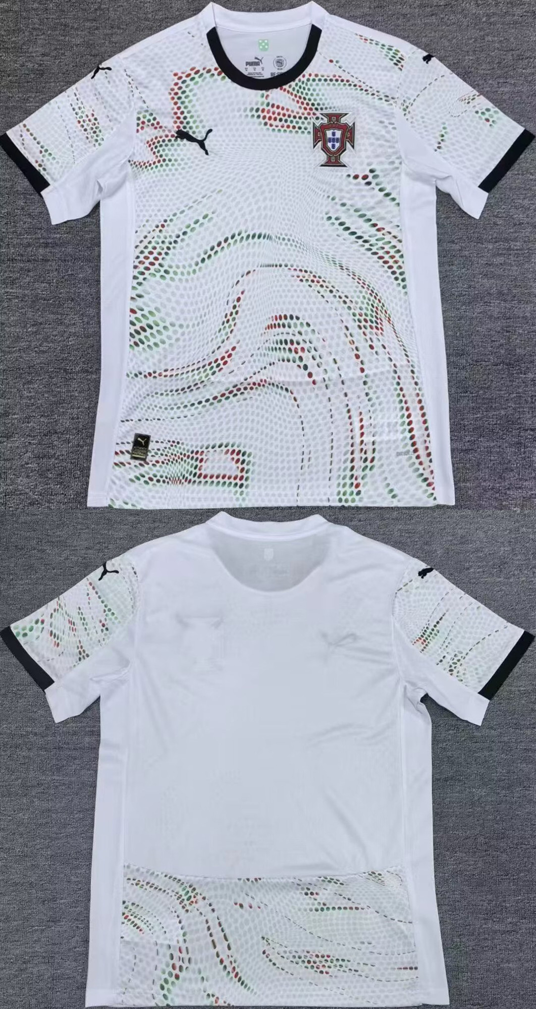 Men's Portugal Team Blank 2025 White Away Soccer Jersey Men's Portugal Team Blank 2025 White Away Soccer Jersey
