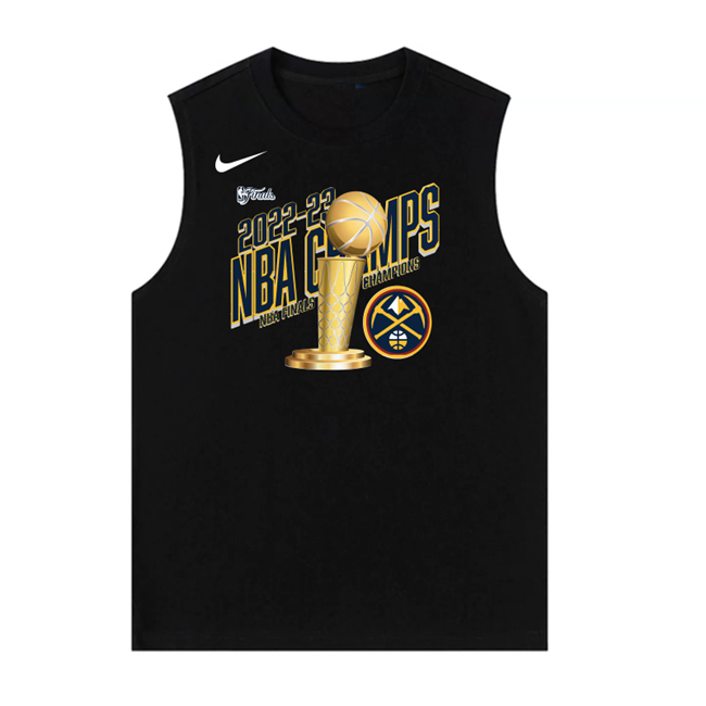 Men's Denver Nuggets Black Champions Suit in Action Tank Top Men's Denver Nuggets Black Champions Suit in Action Tank Top