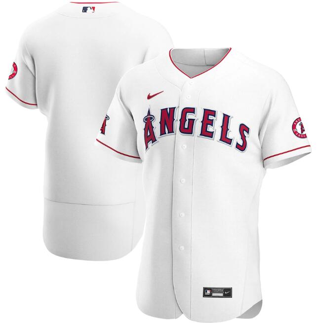 Men's Los Angeles Angels White MLB Flex Base Stitched Jersey Men's Los Angeles Angels White MLB Flex Base Stitched Jersey