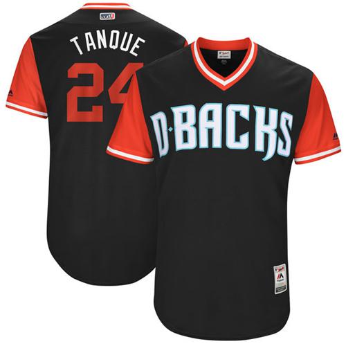 Diamondbacks #24 Yasmany Tomas Black 