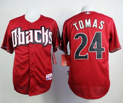 Diamondbacks #24 Yasmany Tomas Red Cool Base Stitched MLB Jersey Diamondbacks #24 Yasmany Tomas Red Cool Base Stitched MLB Jersey