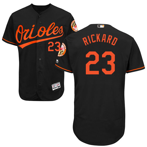 Orioles #23 Joey Rickard Black Flexbase Authentic Collection Stitched MLB Jersey Orioles #23 Joey Rickard Black Flexbase Authentic Collection Stitched MLB Jersey