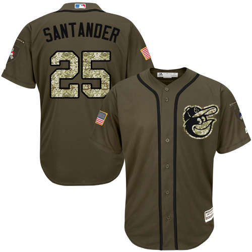 Orioles #25 Anthony Santander Green Salute to Service Stitched MLB Jersey Orioles #25 Anthony Santander Green Salute to Service Stitched MLB Jersey