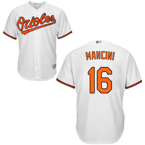 Orioles #16 Trey Mancini White New Cool Base Stitched MLB Jersey Orioles #16 Trey Mancini White New Cool Base Stitched MLB Jersey