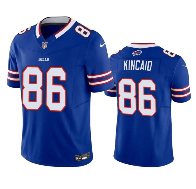 Men's Buffalo Bills #86 Dalton Kincaid Blue 2023 F.U.S.E. Vapor Untouchable Limited Stitched Football Jersey Men's Buffalo Bills #86 Dalton Kincaid Blue 2023 F.U.S.E. Vapor Untouchable Limited Stitched Football Jersey