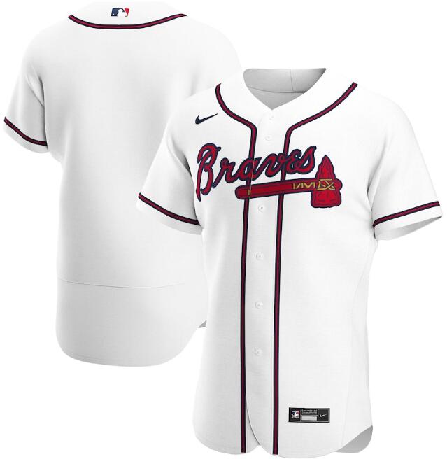 Men's Atlanta Braves Blank White MLB Flex Base Stitched Jersey Men's Atlanta Braves Blank White MLB Flex Base Stitched Jersey
