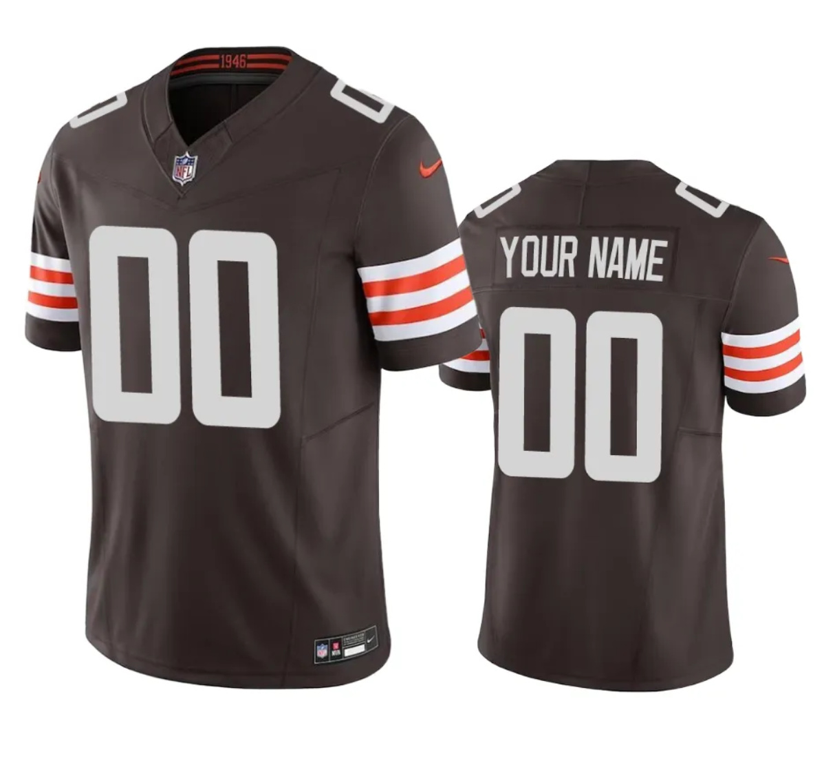 Men's Cleveland Browns Active Player Custom Brown F.U.S.E. Vapor Untouchable Limited Stitched Football Jersey Men's Cleveland Browns Active Player Custom Brown F.U.S.E. Vapor Untouchable Limited Stitched Football Jersey