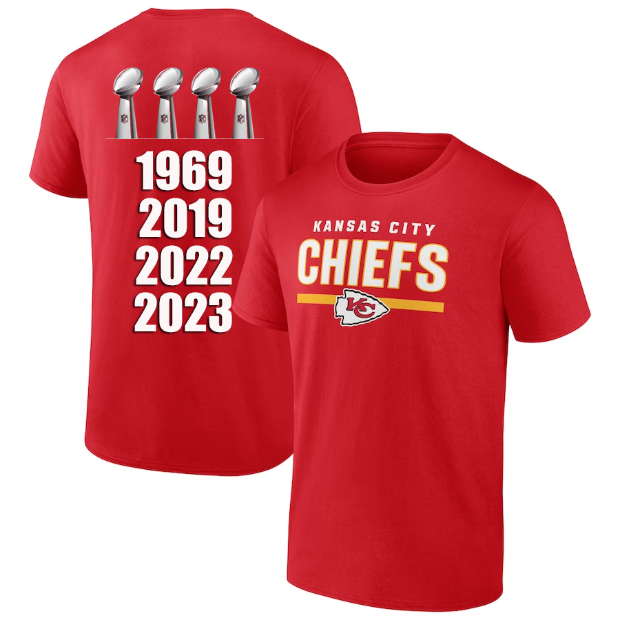 Men's Kansas City Chiefs Red T-Shirt Men's Kansas City Chiefs Red T-Shirt