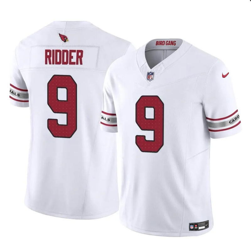 Men's Arizona Cardinals #9 Desmond Ridder White2024 F.U.S.E. Vapor Untouchable Limited Stitched Football Jersey Men's Arizona Cardinals #9 Desmond Ridder White2024 F.U.S.E. Vapor Untouchable Limited Stitched Football Jersey