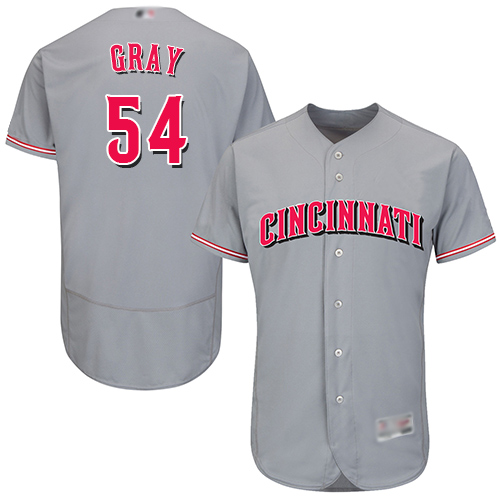 Reds #54 Sonny Gray Grey Flexbase Authentic Collection Stitched MLB Jersey Reds #54 Sonny Gray Grey Flexbase Authentic Collection Stitched MLB Jersey