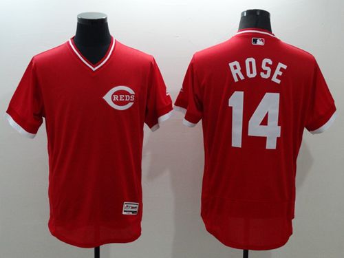 Reds #14 Pete Rose Red Flexbase Authentic Collection Cooperstown Stitched MLB Jersey Reds #14 Pete Rose Red Flexbase Authentic Collection Cooperstown Stitched MLB Jersey