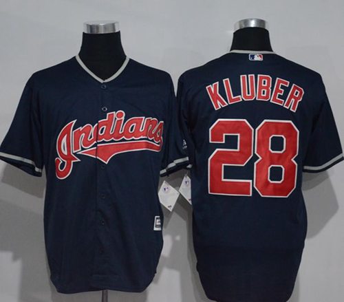 Indians #28 Corey Kluber Navy Blue New Cool Base Stitched MLB Jersey Indians #28 Corey Kluber Navy Blue New Cool Base Stitched MLB Jersey